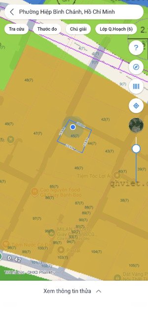 cg lô đất sát mặt tiền chợ hiệp bình - phạm văn đồng - gigamall - sân bay - bình thạnh - gò vấp 4đ