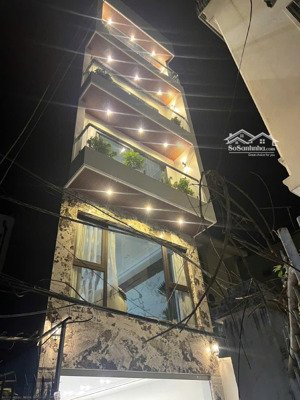 nhà đẹp có gara ô tô tại thạch bàn, long biên, 52m2,6 tầng 