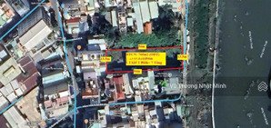 bán lô đất trực diện sông vàm thuật, gò vấp ; 760m2 (13.5 x 56); có gpxd hầm 7 tầng