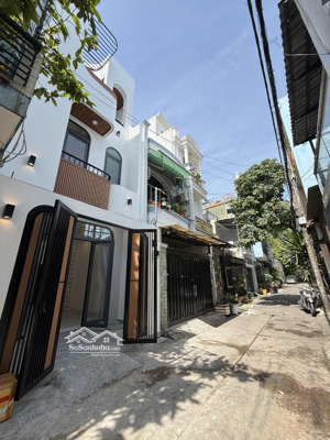 500m ra aoen mall tân phú - hẻm ô tô tải đỗ công tường nhà 3 tầng 48m 7.5t