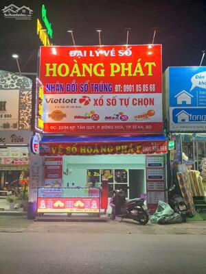 MÌNH CẦN SANG 2 MẶT BẰNG KINH DOANH ĐẠI LÝ VÉ SỐ TẠI PHƯỜNG ĐÔNG HOÀ, TP DĨ AN, BÌNH DƯƠNG.