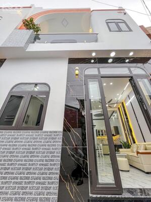 Nhà trệt lầu xây mới 3 phòng ngủ - Đường bờ kè Cái Sơn - Cách Chợ An Bình 100m