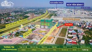 Shophouse Yên Bình K-Town – Sở hữu vị trí vàng đón dòng khách Samsung mỗi ngày