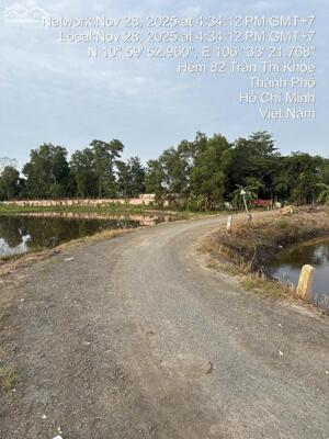 Cần bán lô đất mặt tiền đường nhựa, xã Tân Thạnh Tây, huyện Củ Chi, Hồ Chí Minh