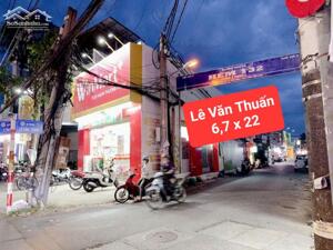 BÁN NHÀ MẶT TIỀN ĐƯỜNG LÊ VĂN THUẤN (HẺM 132 ĐƯỜNG 3/2 CŨ) CẦN THƠ 6,7M x 22M