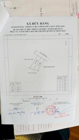 Bán lô đất Mặt đường nhựa Tam Kiệt - Hữu Bằng - Kiến Thụy - Hải Phòng