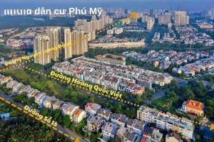 bán đất nhà phố kdc phú mỹ, hoàng quốc việt, quận 7 giá 160 triệu/m2