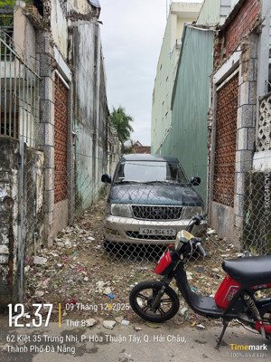 bán đất kiệt ô tô trưng nhị - hải châu, 115m2 ngay tiểu la - trưng nữ vương