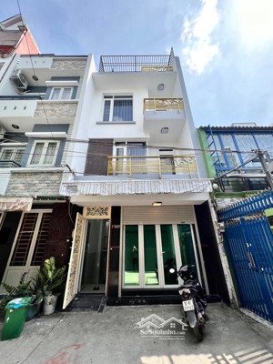 nhà 4 tầng shr - hẻm ô tô - dt 5x10m - đường chiến lược, gần aeon mall bình tân - chỉ 6,3tỏi tl