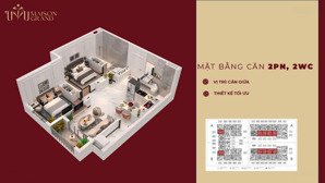 căn hộ cao cấp maison grand phú mỹ - 2pn 2wc thanh toán 15% ký hđmb, thanh toán linh hoạt