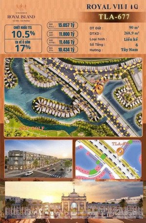 tla-677 shophouse 90m2 xây dựng 4 tầng giá như 3 tầng