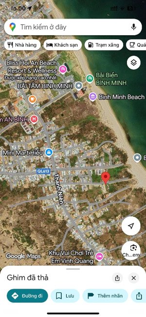 chính chủ gửi bán mảnh đất 180m2 đường bê tông sát biển siêu đẹp tại hà bình, bình minh