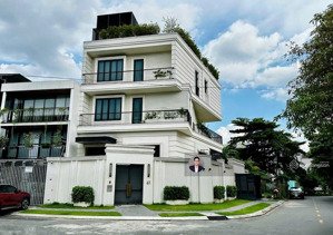 siêu phẩm biệt thự góc 3 mặt tiền ngay cao đức lân view công viên - 14x20m - hầm 3 tầng - giá 52 tỷ