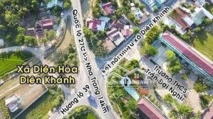 bán lô đất sát bên trường trần đại nghĩa, diên hoà, diên khánh giá chỉ 830 triệu