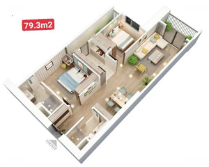 bán nhanh căn 79.3m2 ,tầng đẹp, view đẹp thoáng đãng tại usilk 104 tố hữu