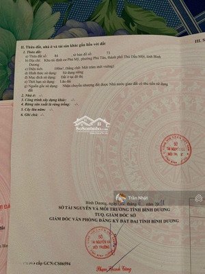 chính chủ cần bán gấp lô đất đẹp mặt tiền đường d12 tđc phú mỹ giá tốt