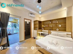 cho thuê chdv/cc mini 1pn tách bếp ban công rộng 50m2 ngay trường sa, phú nhuận gần quận 1