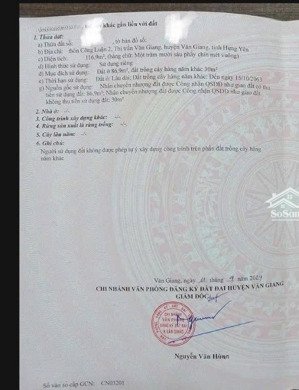 cần bán gấp đất đẹp thị trấn văn giang - tỉnh hưng yên