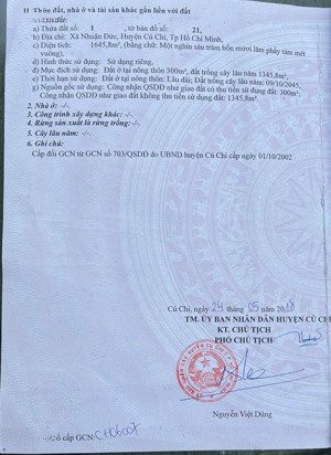 bán lỗ sâu chỉ có tại ấp xóm bưng, nhuận đức, củ chi! bán gấp chỉ còn 6 tỷ 5!