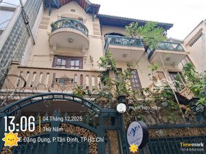 bán nhà hiếm hẻm xe hơi đặng dung, tân định, quận 1 - ngang 9.6m, dòng tiền 300tr/năm - giá 18.6 tỷ