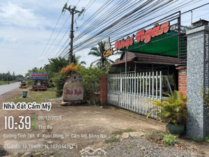 nhà riêng tl765 xuân tây cẩm mỹ đồng nai 2.547m2 có 166m2 thổ cư