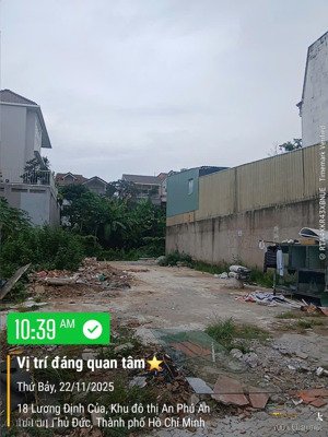 bán đất mặt tiền số 20 lương định của quận 2 thuộc kdc an phú an khánh giá bán thương lượng lộc