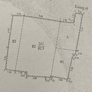 bán đất phố an trạch, dt 83m2, 2t cũ, oto lùi trước cổng, 30m ra phố, giá 16.7 tỷ