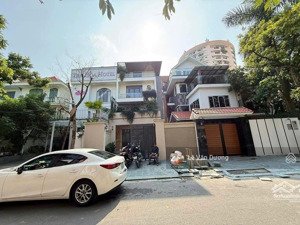 biệt thự vip làng quốc tế thăng long, cầu giấy - 202m mặt tiền 7.8m 4 tầng 2 mặt ô tô, vỉa hè
