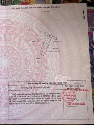 bán đất thuận an 1 sẹc nguyễn hữu cảnh tiềm năng ra 2 mặt tiền