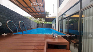 villa hiện đại 3 tầng 5pn hồ bơi full nội thất, hoàn công chuẩn chỉnh, giao dịch nhanh