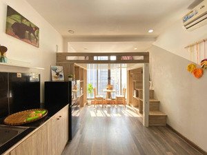 cho thuê phòng duplex cửa sổ lớn full nội thất gần chợ bà chiểu.q1,q3