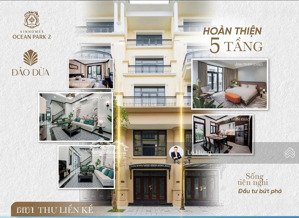 bán liền kề đảo dừa 1 - full nội thất 5 tầng giá chỉ 9,55 tỷ