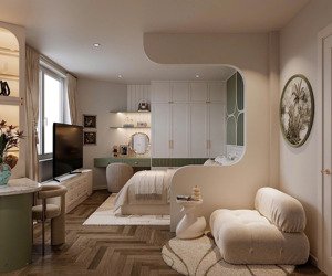 cho thuê căn hộ cao cấp, 10,5 triệu, 45m2 tại nguyễn ngọc phương - cầu thị nghè