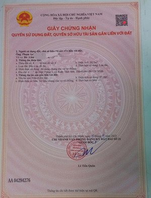 bán nhà hóc môn đúc 2 tấm, 4m x 15m giá 2.6 tỷ, sổ hồng riêng, hoàn công đầy đủ. dtsd 97.3m