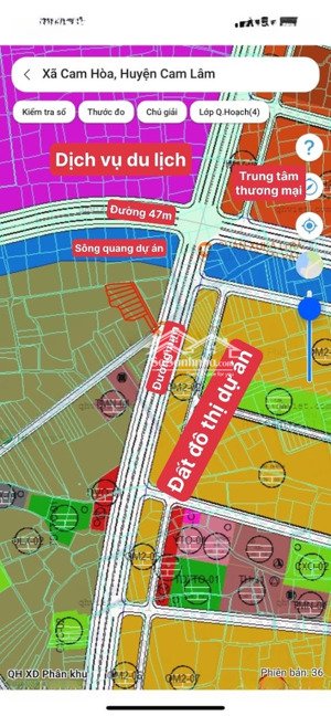 đất thổ cư sát đất đô thị cam lâm