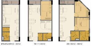 siêu hot: căn 2pn tầng trung view đại lộ hoa giá full nội thất chỉ 1,7 tỷ tại trung tâm sun hà nam