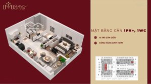 cần ra nhanh căn 1pn - 49m2 , maison grand phú mỹ, lh: 