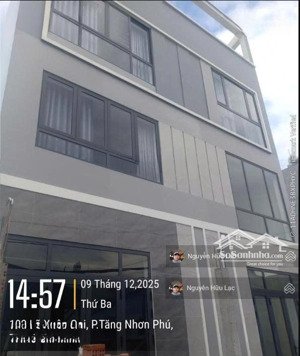 bán nhà riêng, 4pn, 5wc, ngang 9,5m, kề ngay ngã ba man thiện - lê văn việt - lã xuân oai quận 9