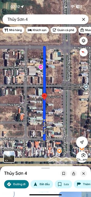 bán lô thuỷ sơn 4 dt 125m2 (5x25m), hướng nam, giá bán 7 tỷ 6. lh 