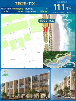 bán nhà phố liền kề phân khu ánh sáng vinhomes cần giờ