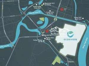 cần chuyển nhượng lô đất lớn 350m² hiếm tại khu đô thị ecorivers hải dương