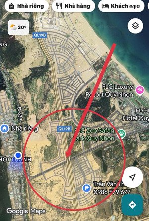 đất nền biển khu tthc mới pk5 - 8, nhơn hội, quy nhơn, giá hơn 10 triệu/m2 diện tích 140m2 ngang 8m