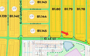 bán đất đường 10m5 lê sỹ khu cồn dầu lô đẹp