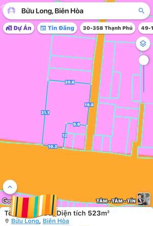 Bán đất hai mặt tiền cực đẹp tại đường Huỳnh Văn Nghệ phường Bửu Long