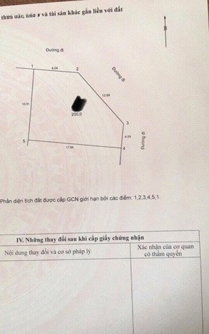 chính chủ gửi bán mảnh đất 200m2, lô góc 3 mặt tiền mặt phố khúc thừa dụ