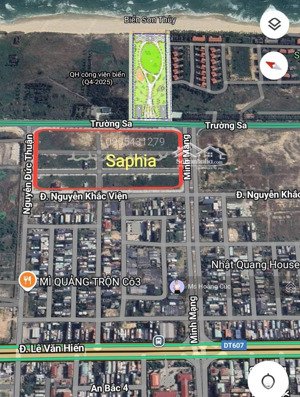 sản phẩm đất biển sơn thuỷ - lô góc đường chính vip 2. đường nguyễn cơ thạch. lvcc