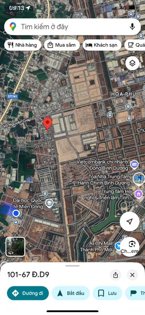 cần bán lô đất d9-tdc p.hoà phú kế bên đhqt miền đông - nằm trung tp mới bình dương tiện ích đầy đủ