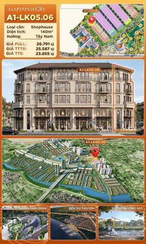 chỉ với 24tỷ sở hữu căn shophouse 140m2 dự án alluvia city- giáp ecopark