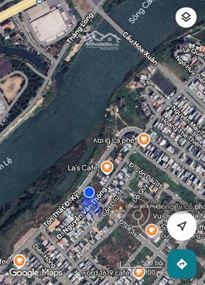 bán lô đất biệt thự đường lê sỹ - dt: 318m2 - gần sông