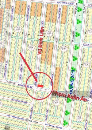 bán lô góc 2 mt đường vũ đình liên & phạm xuân ẩn, hòa xuân